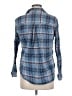 Grayson 100% Cotton Plaid Blue Long Sleeve Button-Down Shirt Size Med (3) - photo 2