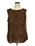 Unbranded Brown Sleeveless Blouse Size 2X - photo 1