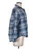 Grayson 100% Cotton Plaid Blue Long Sleeve Button-Down Shirt Size Med (3) - photo 4