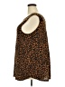 Unbranded Brown Sleeveless Blouse Size 2X - photo 5