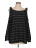 Chico's 100% Polyester Black Long Sleeve Top Size Lg (2) - photo 1