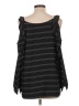 Chico's 100% Polyester Black Long Sleeve Top Size Lg (2) - photo 2