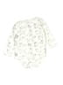 Hb 100% Cotton Print Ivory Long Sleeve Onesie Size 6-9 mo - photo 1