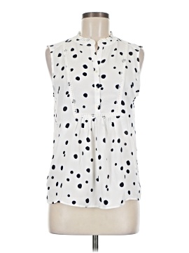 Ann Taylor Loft Sleeveless Button Down Shirt