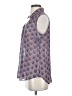 Unbranded 100% Polyester Blue Sleeveless Blouse Size S - photo 5