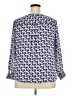 Talbots 100% Polyester Blue 3/4 Sleeve Blouse Size 2X (petite) - photo 2