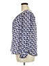 Talbots 100% Polyester Blue 3/4 Sleeve Blouse Size 2X (petite) - photo 5