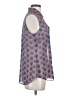Unbranded 100% Polyester Blue Sleeveless Blouse Size S - photo 4