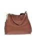 Coach 100% Leather Solid Brown Leather Shoulder Bag One size - photo 3