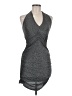Shein Metallic Gray Cocktail Dress Size 6 - photo 1