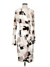 Calvin Klein 100% Polyester Graphic Ivory Cocktail Dress Size 2 (estimated) - photo 1