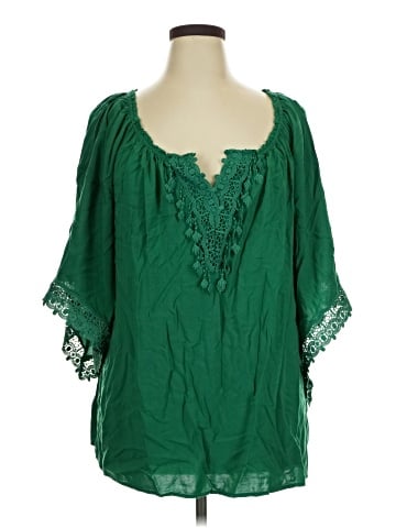 Melissa Paige 3/4 Sleeve Blouse (view 1)