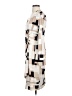 Calvin Klein 100% Polyester Graphic Ivory Cocktail Dress Size 2 (estimated) - photo 5