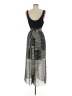 CAbi Graphic Black Cocktail Dress Size M - photo 2