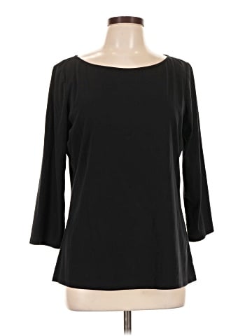 White House Black Market 3/4 Sleeve T-Shirt (view 1)