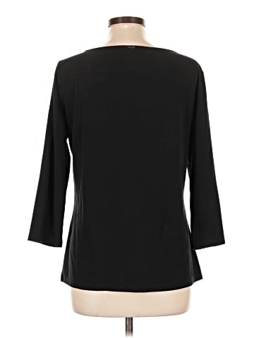 White House Black Market 3/4 Sleeve T-Shirt (view 2)