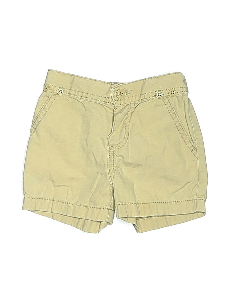 Pre-owned Baby B'gosh Babies' Khaki Shorts In Yellow
