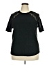 Fred David Black Short Sleeve Top Size 2X - photo 1