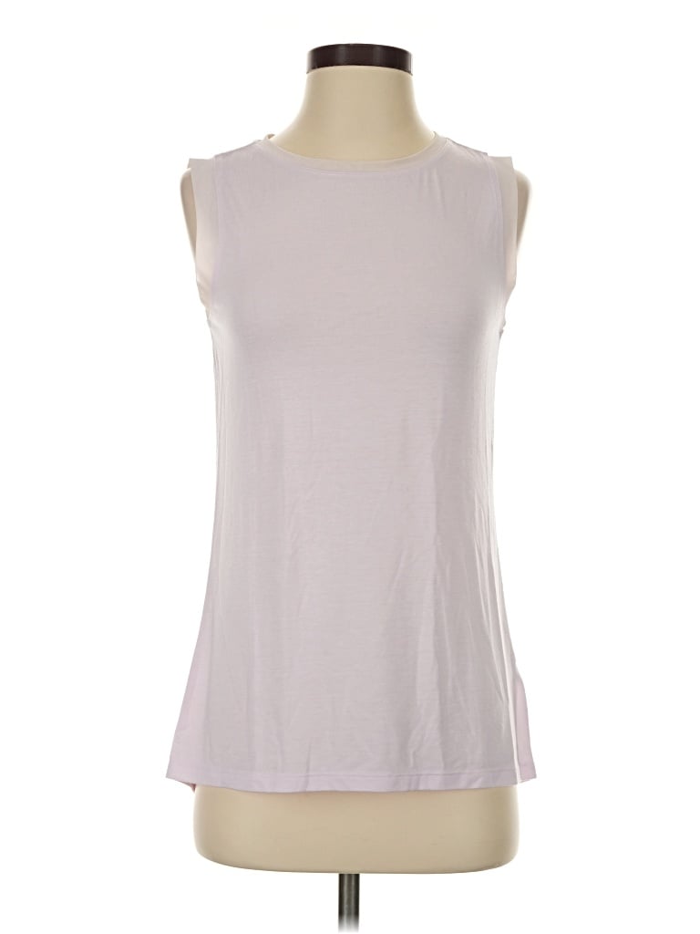 Pre-owned Athleta Sleeveless T-shirt In Gray
