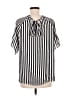 Ann Taylor LOFT 100% Polyester Ivory Short Sleeve Turtleneck Size M - photo 2