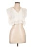Hyfve Ivory Sleeveless Blouse Size L - photo 1