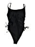 Unbranded Solid Black One Piece Swimsuit Size XL - photo 2
