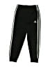 Adidas 100% Polyester Black Track Pants Size 6 - photo 1