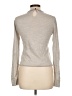 J.Crew 100% Wool Metallic Silver Wool Pullover Sweater Size L - photo 2