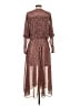 Ted Baker London 100% Polyester Animal Print Brown Casual Dress Size 4 (1) - photo 2