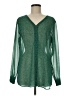 CAbi Green Long Sleeve Blouse Size M - photo 1