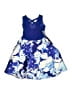 Rare Editions Blue Dress Size 8 - photo 2