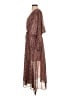 Ted Baker London 100% Polyester Animal Print Brown Casual Dress Size 4 (1) - photo 5