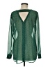 CAbi Green Long Sleeve Blouse Size M - photo 2