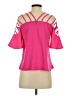Shein Pink Short Sleeve Top Size 2 - photo 2