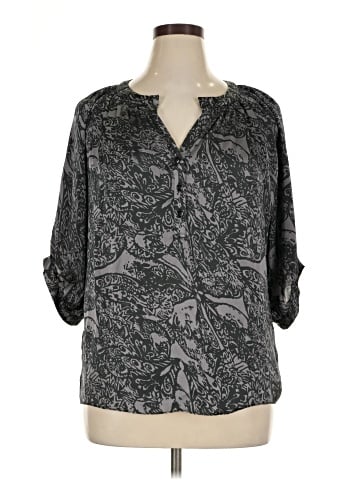 Gibson 3/4 Sleeve Blouse (view 1)