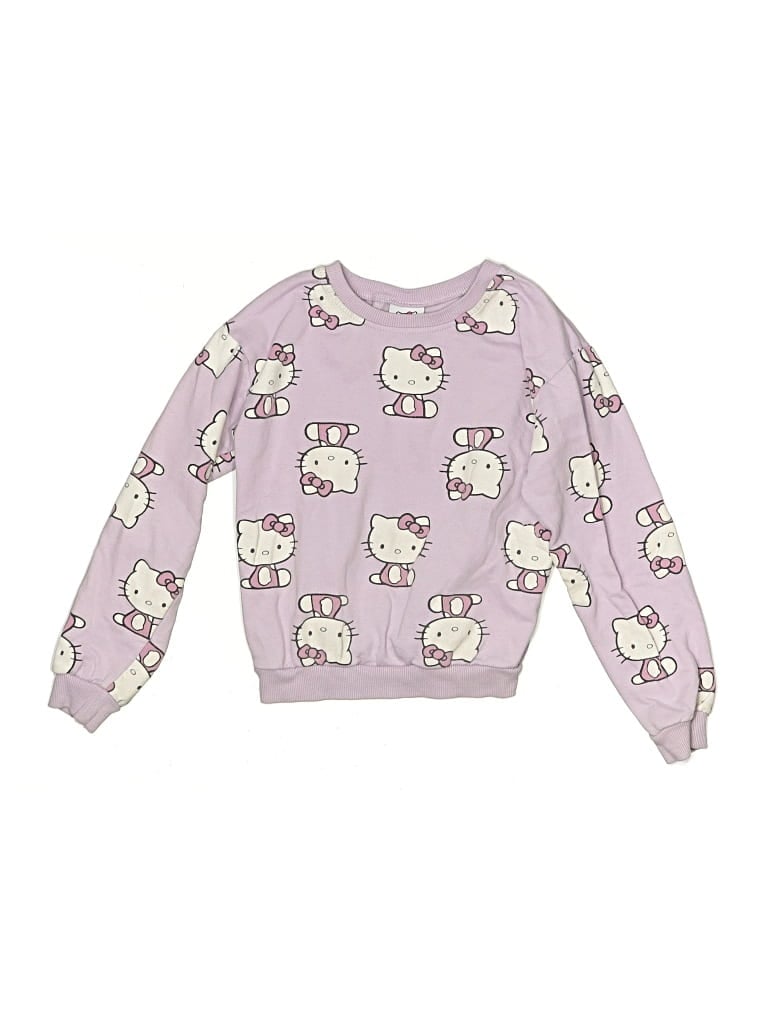 Pre-owned Hello Kitty Kids' Pullover Sweater In Pink
