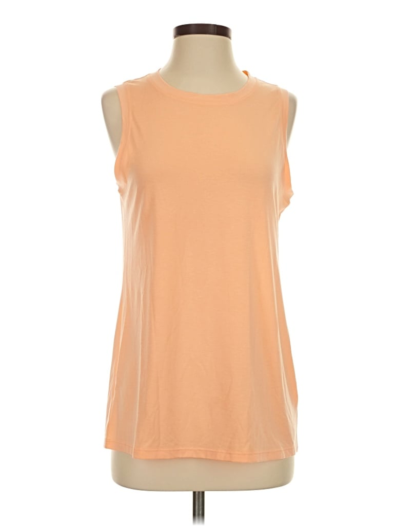 Pre-owned Athleta Sleeveless T-shirt In Orange