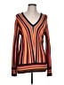 Desigual Stripes Orange Pullover Sweater Size L - photo 1