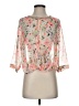 Pastel 100% Polyester Pink 3/4 Sleeve Blouse Size S - photo 1