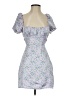 Zara Floral Blue Cocktail Dress Size XS - photo 1