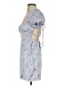 Zara Floral Blue Cocktail Dress Size XS - photo 5