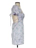Zara Floral Blue Cocktail Dress Size XS - photo 4