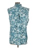 Unbranded Teal Sleeveless Blouse Size L - photo 2