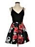 Speechless 100% Polyester Floral Black Cocktail Dress Size 5 - photo 1