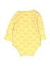 Hb 100% Cotton Yellow Long Sleeve Onesie Size 6-9 mo - photo 2