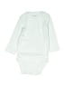 Carter's 100% Cotton Solid Teal Long Sleeve Onesie 3-6 MO / 6 MO - photo 1