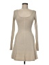 Unbranded Solid Tan Casual Dress Size M - photo 1