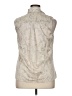 Etcetera Silver Sleeveless Blouse Size 14 - photo 2