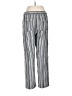 Keren Hart Stripes Silver Casual Pants Size S - photo 2