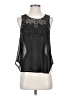 Astr 100% Polyester Black Sleeveless Blouse Size XS - photo 1